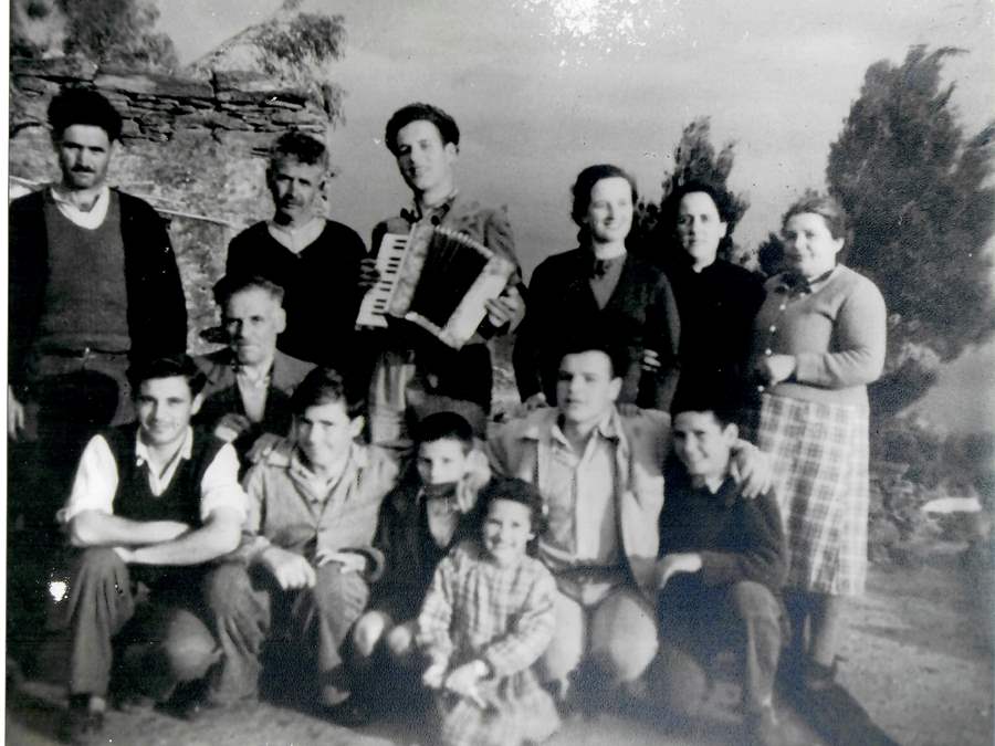 My father and his family in 1955, the year he left Greece for the United States.