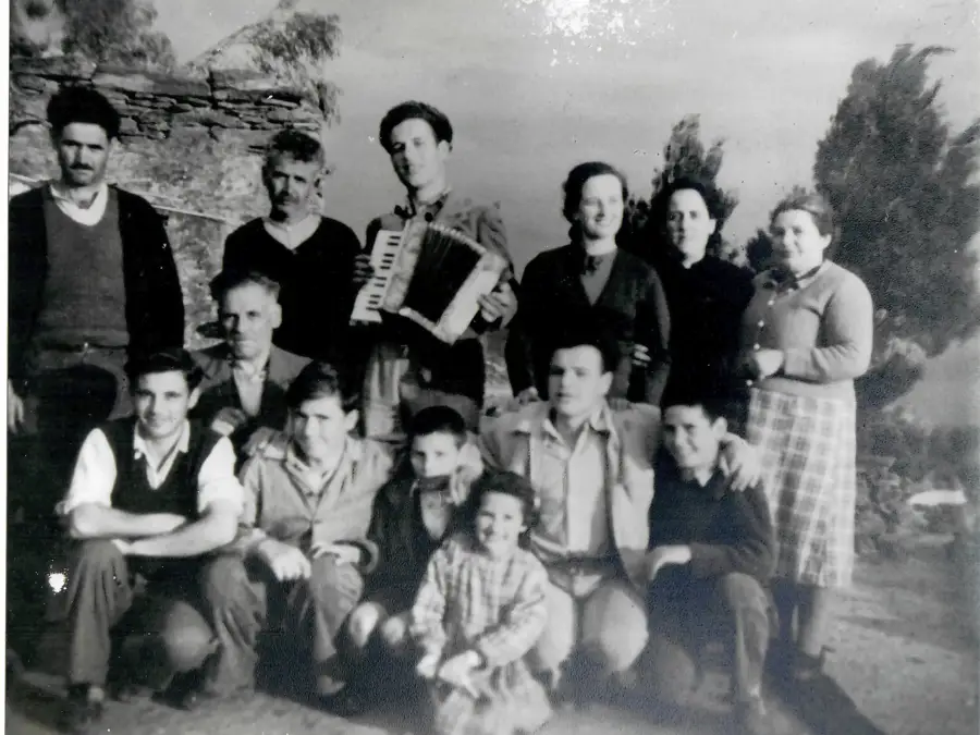 My father and his family in 1955, the year he left Greece for the United States.