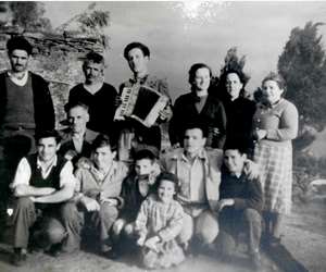 My father and his family in 1955, the year he left Greece for the United States.