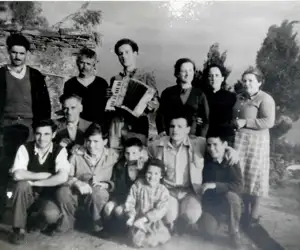 My father and his family in 1955, the year he left Greece for the United States.