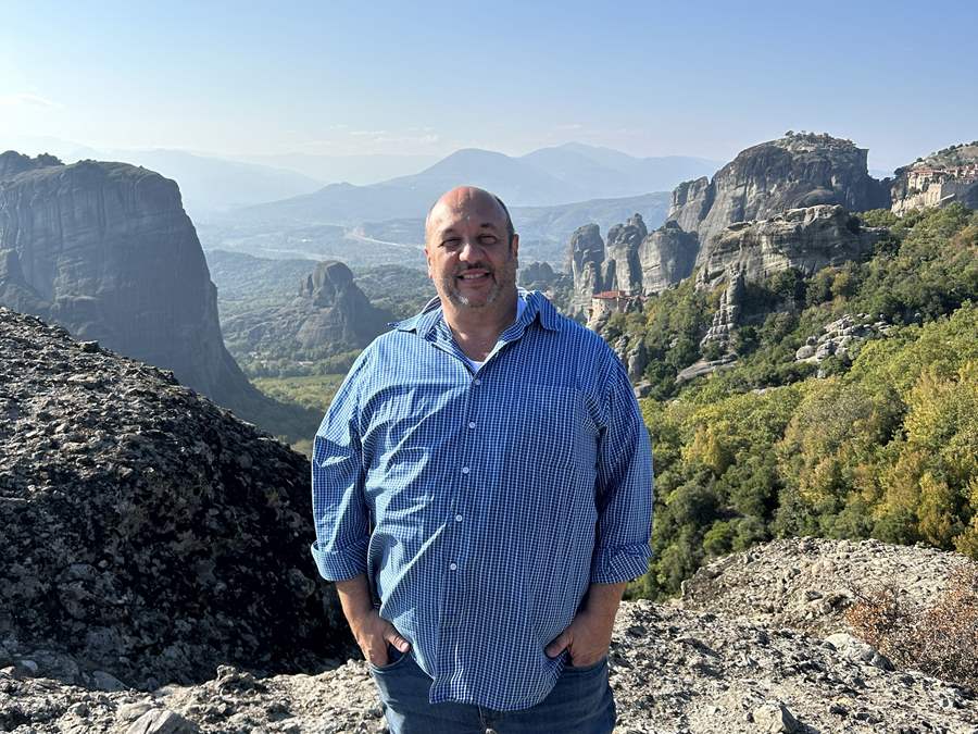 Chef Dino at Meteora