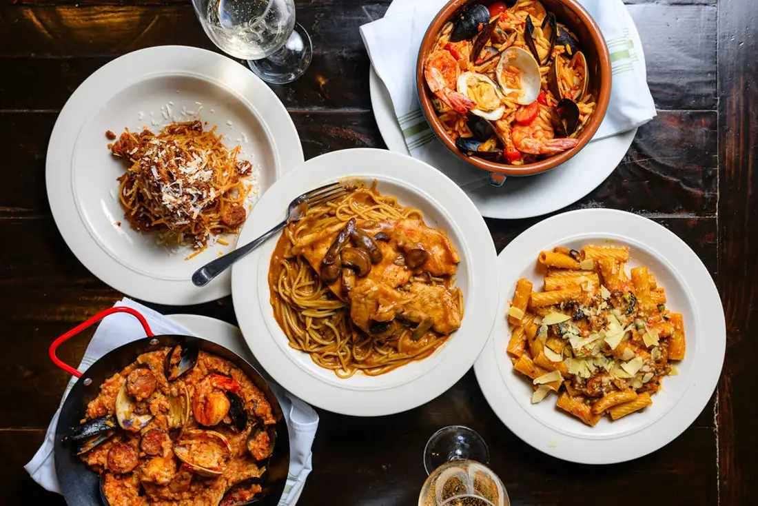 Pasta table